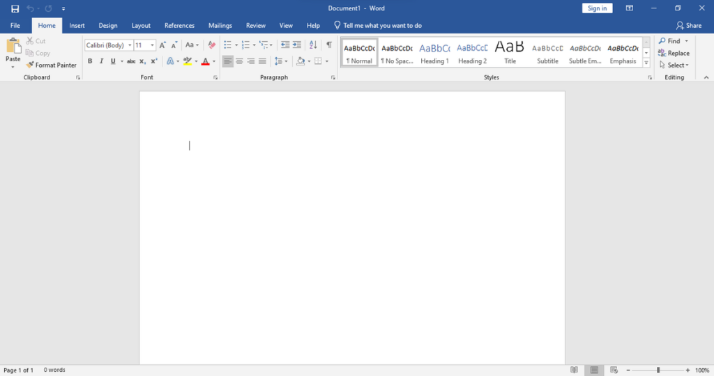 Microsoft Office 2019