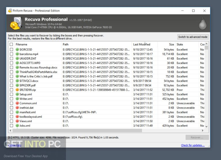 Recuva Professional 2026 GetIntoPC