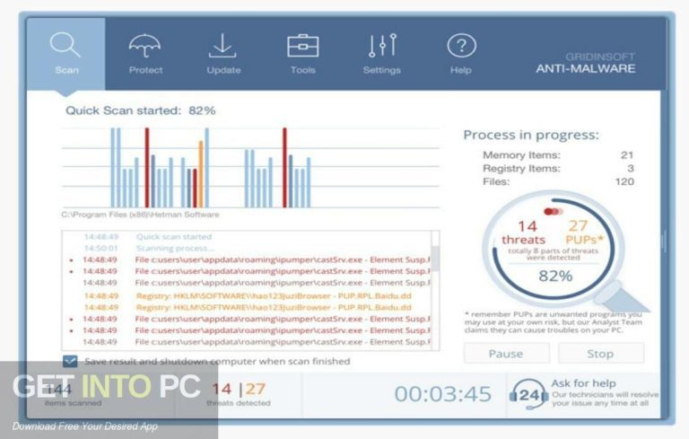 GridinSoft Anti-Malware 2026 GetIntoPC