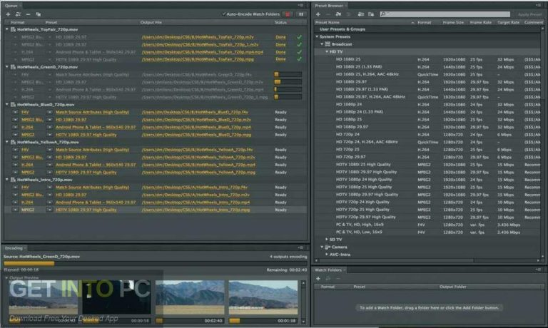Adobe Media Encoder GetIntoPC