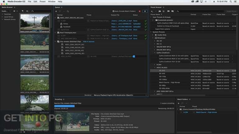 Adobe Media Encoder GetIntoPC