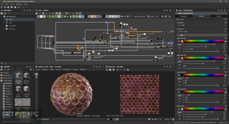 Adobe Substance 3D Designer 2026 GetIntoPC