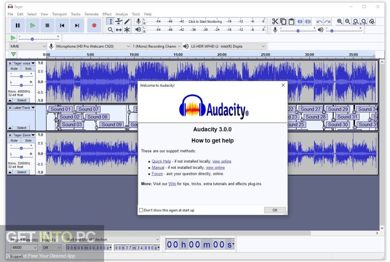 Audacity 2026 - GetIntoPC