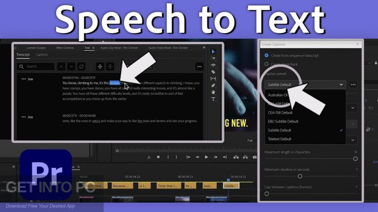 Adobe Speech to Text for Premiere Pro 2026