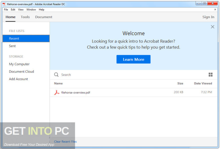 Adobe Acrobat Reader 2026 - GetIntoPC