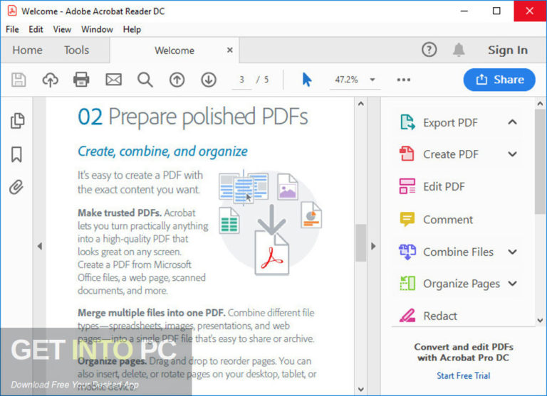 Adobe Acrobat Reader 2026 - GetIntoPC